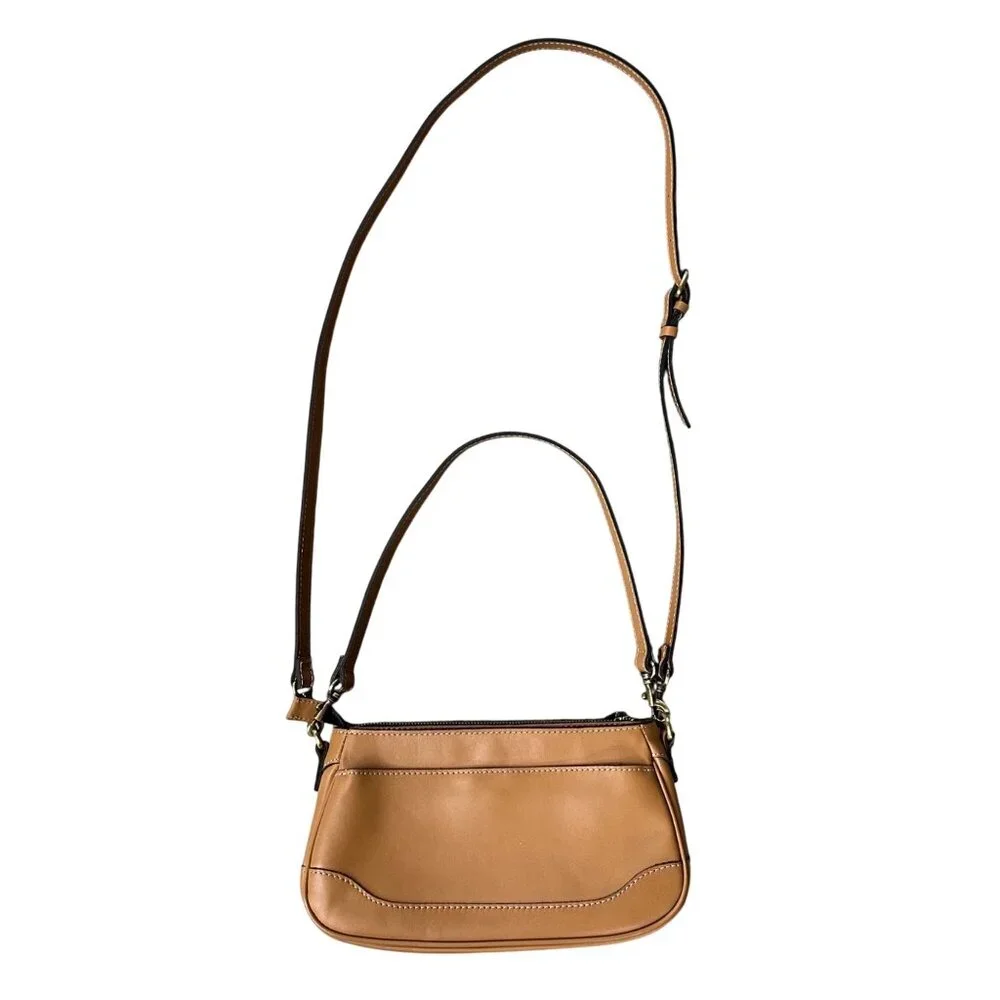 Patricia Nash Purse Leather Crossbody Bag Wallet Set Hazelnut Tan Handbag - Picture 3 of 16